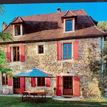 Maison Les Volets Rouges, Vue Et Piscine Privee, Cote Sarlat