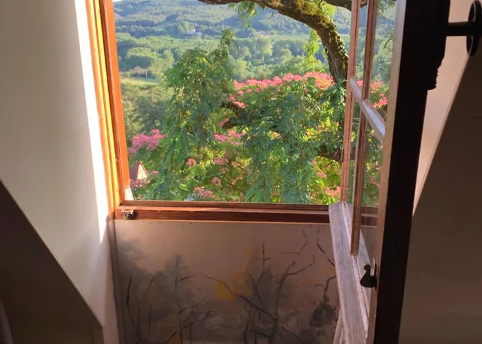 別荘 Maison Les Volets Rouges, Vue Et Piscine Privee, Cote Sarlat *